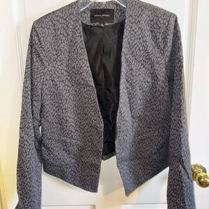 Banana Republic Charcoal Patterned Blazer